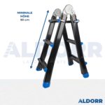 4x3 ALDORR Professional 2,80 M - Teleskop-Mehrzweckleiter