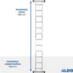 4x3 ALDORR Home - Mehrzweckleiter mit Arbeitsplattform - 3,5 Meter
