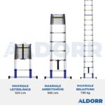 5,20 Meter ALDORR Home - Teleskopleiter