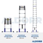 4,80 Meter ALDORR Home - Teleskopleiter