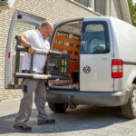 3,20 Meter ALDORR Professional - Teleskopleiter mit ausziehbarer Stabilisatorstange