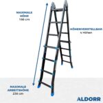 4x4 ALDORR Professional 3,42 M - Teleskop-Mehrzweckleiter