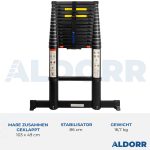 4,40 Meter ALDORR Professional - Teleskopleiter