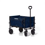 Bollerwagen – XL – Faltbar – 100L – Blau - Inklusive Campingstuhl