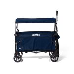 Bollerwagen – XL – Faltbar – 100L – Blau - Inklusive Campingstuhl