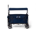 Bollerwagen – XL – Faltbar – 100L – Blau - Inklusive Campingstuhl