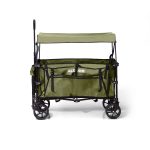 Bollerwagen – XL – Faltbar – 100L – Grün - Inklusive Campingstuhl