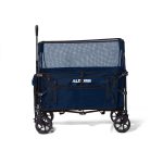 Bollerwagen – XL – Faltbar – 100L – Blau - Inklusive Campingstuhl