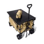 Bollerwagen – XL – Faltbar – 200L – Beige