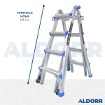 4x4 ALDORR Professional Plus 4,10 M - Teleskop-Mehrzweckleiter