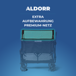 Bollerwagen - XXL - Faltbar - 400L - Schwarz