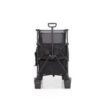 Bollerwagen – XXL – Faltbar – 600L – Schwarz