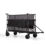 Bollerwagen – XXL – Faltbar – 600L – Schwarz