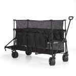 Bollerwagen – XXL – Faltbar – 600L – Schwarz