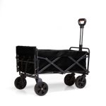 Elektrischer Bollerwagen – XL – Faltbar – 255 L – Schwarz