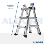 4x3 ALDORR Max 3,30 M - Teleskop-Mehrzweckleiter