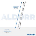 4x4 ALDORR Max 4,50 M - Teleskop-Mehrzweckleiter