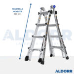 4x4 ALDORR Max 4,50 M - Teleskop-Mehrzweckleiter
