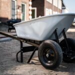 ALDORR Schubkarre - 170 Liter - Poly - 2 Luftreifen
