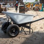 ALDORR Schubkarre - 170 Liter - Poly - 2 Luftreifen