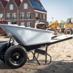 ALDORR Schubkarre - 170 Liter - Stahl - 1 Luftreifen