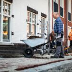 ALDORR Schubkarre - 170 Liter - Stahl - 1 Luftreifen
