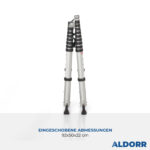 2,40 + 3,00 Meter ALDORR Home - Teleskop-Klappleiter