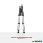 3,00 + 3,60 Meter ALDORR Home - Teleskop-Klappleiter
