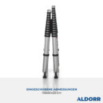 3,60 + 4,20 Meter ALDORR Home - Teleskop-Klappleiter