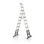 2,40 + 3,00 Meter ALDORR Professional - Teleskop-Klappleiter