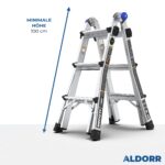 4x3 ALDORR Professional 3,30 M - Teleskop-Mehrzweckleiter