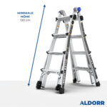 4x4 ALDORR Professional 4,50 M - Teleskop-Mehrzweckleiter