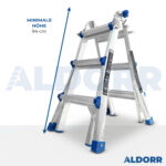 4x3 ALDORR Home 3,00 M - Teleskop-Mehrzweckleiter
