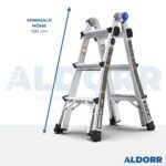 4x3 ALDORR Professional 3,30 M - Teleskop-Mehrzweckleiter