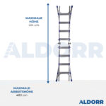4x4 ALDORR Home 4,10 M - Teleskop-Mehrzweckleiter