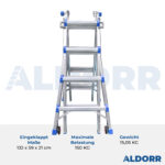 4x4 ALDORR Home 4,10 M - Teleskop-Mehrzweckleiter