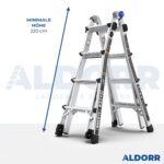 4x4 ALDORR Professional 4,50 M - Teleskop-Mehrzweckleiter