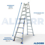 4x5 ALDORR Home 5,20 M - Teleskop-Mehrzweckleiter