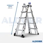 4x5 ALDORR Professional 5,70 M - Teleskop-Mehrzweckleiter