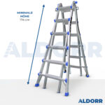 4x6 ALDORR Home 6,30 M - Teleskop-Mehrzweckleiter
