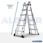 4x6 ALDORR Professional 6,90 M - Teleskop-Mehrzweckleiter