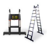 2,50 Meter ALDORR Professional - Teleskop-Klappleiter